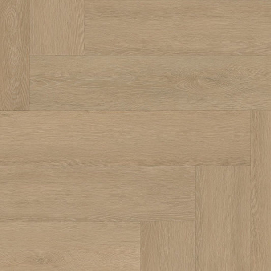Herringbone klik PVC warm natural - Matteo studio B.V.