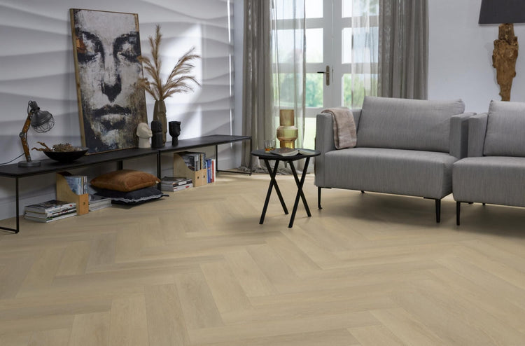 Herringbone plak PVC natural - Matteo studio B.V.