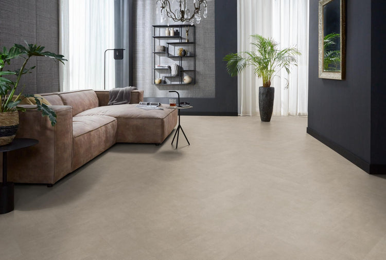 Herringbone plak PVC sand - Matteo studio B.V.