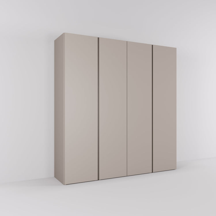 Kledingkast Bora in beige | 203 cm breed - Matteo studio B.V.