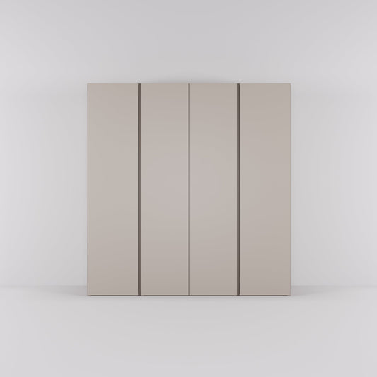 Kledingkast Bora in beige | 203 cm breed - Matteo studio B.V.