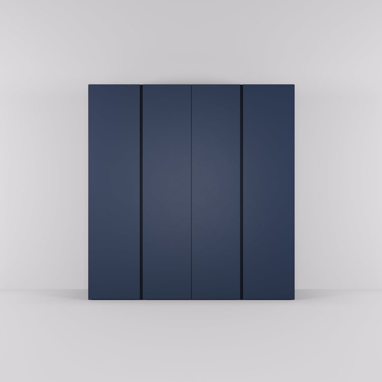 Kledingkast Bora in nachtblauw | 203 cm breed - Matteo studio B.V.