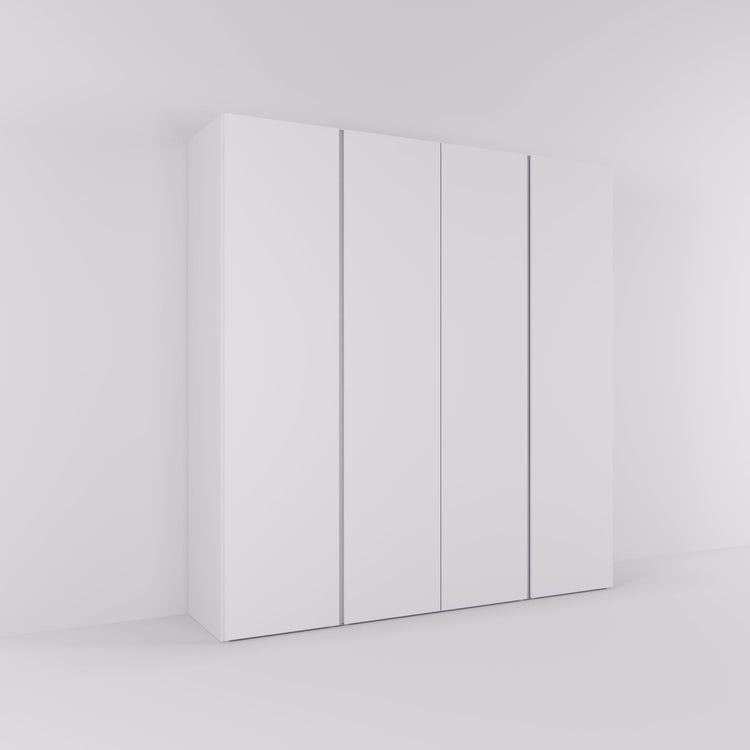 Kledingkast Bora in wit | 203 cm breed - Matteo studio B.V.