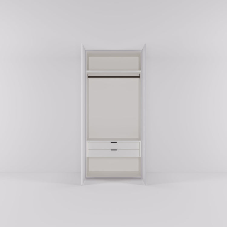 Kledingkast Bora in wit | 95 cm breed - Matteo studio B.V.