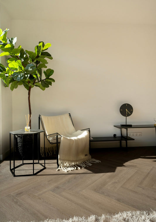 Visgraat Klik PVC Dusk oak - Matteo studio B.V.