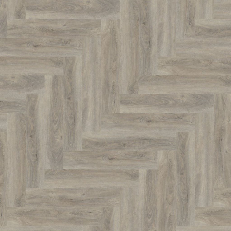 YUP Herringbone plak PVC light grey - Matteo studio B.V.