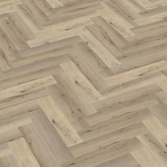 YUP Herringbone plak PVC light oak - Matteo studio B.V.