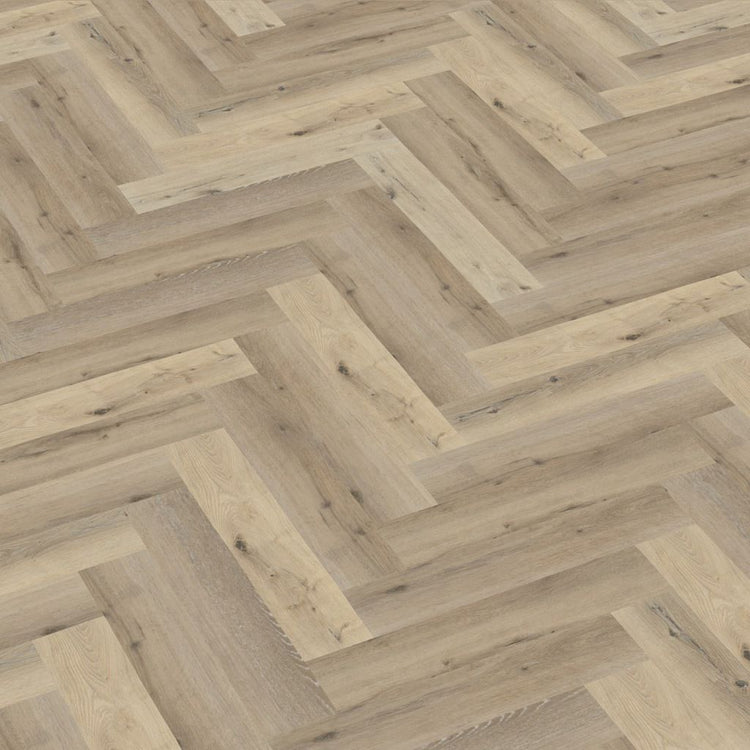 YUP Herringbone plak PVC light oak - Matteo studio B.V.