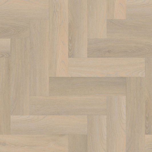 YUP Herringbone plak PVC small beige - Matteo studio B.V.