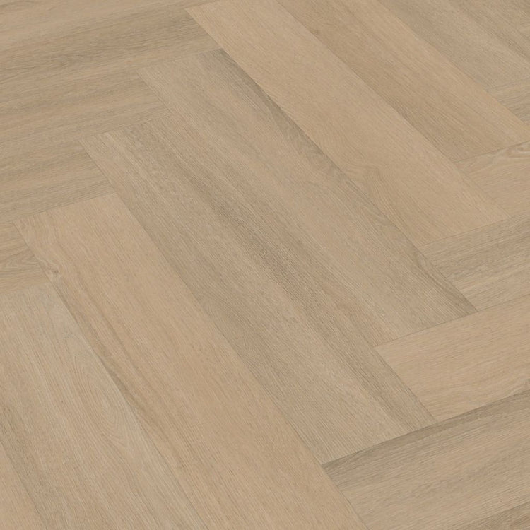 YUP Sutton herringbone plak PVC warm beige - Matteo studio B.V.