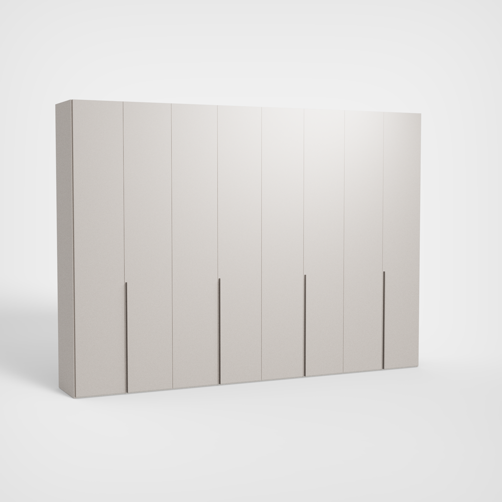 Een complete kastenwand — gesloten kast
