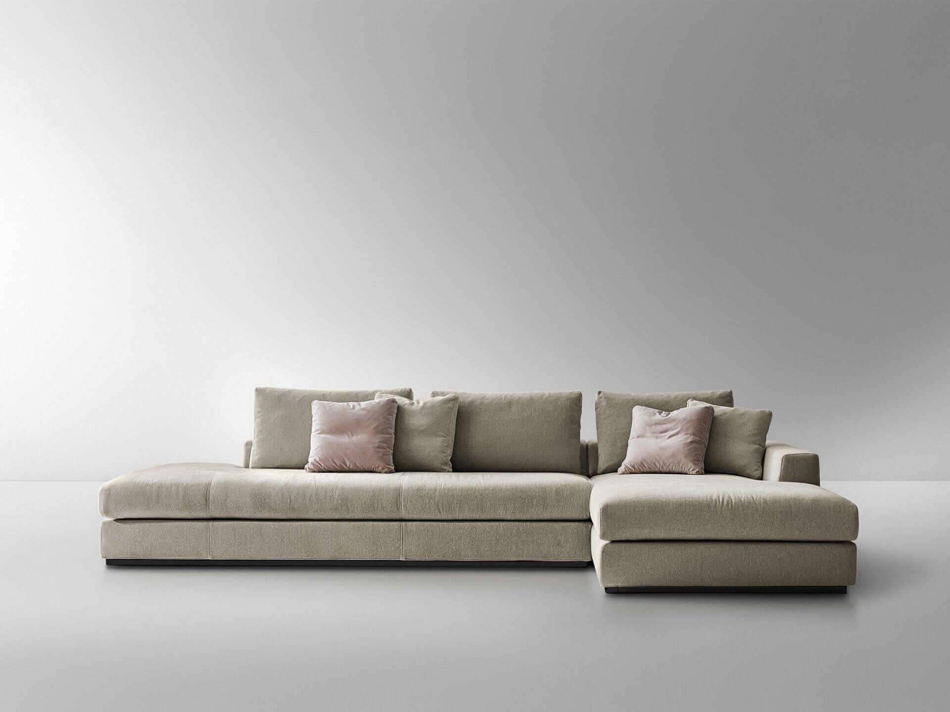 Ditre Italia Bijoux 2.0 sectional — ruime opstelling met chaise longue rechts