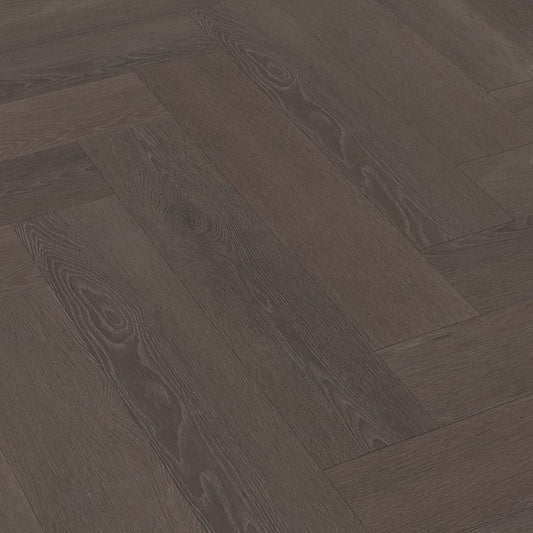 Herringbone klik PVC charcoal - Matteo studio B.V.
