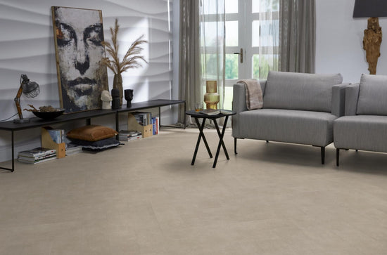 Herringbone plak PVC sand - Matteo studio B.V.