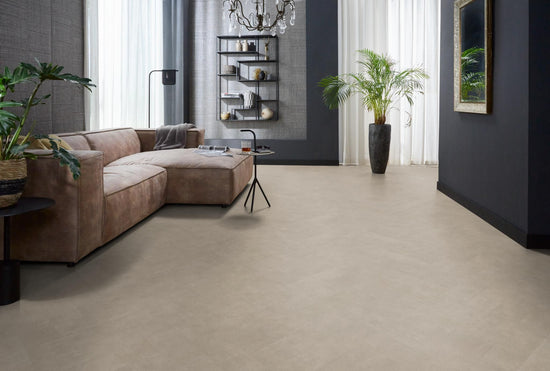 Herringbone plak PVC sand - Matteo studio B.V.