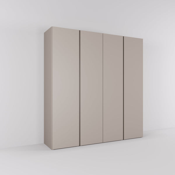 Kledingkast Bora in beige | 203 cm breed - Matteo studio B.V.
