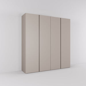 Kledingkast Bora in beige | 203 cm breed - Matteo studio B.V.