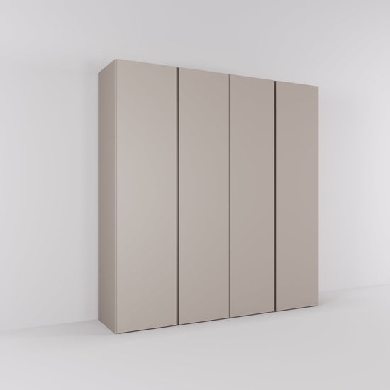 Kledingkast Bora in beige | 203 cm breed - Matteo studio B.V.