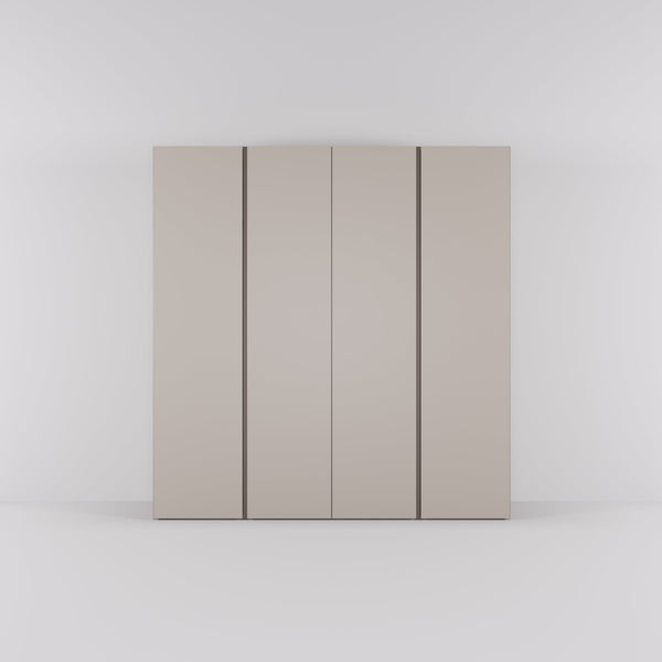 Kledingkast Bora in beige | 203 cm breed - Matteo studio B.V.
