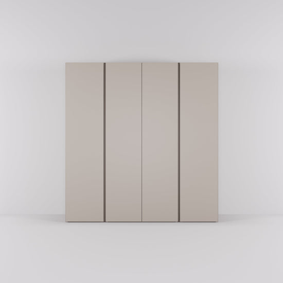 Kledingkast Bora in beige | 203 cm breed - Matteo studio B.V.