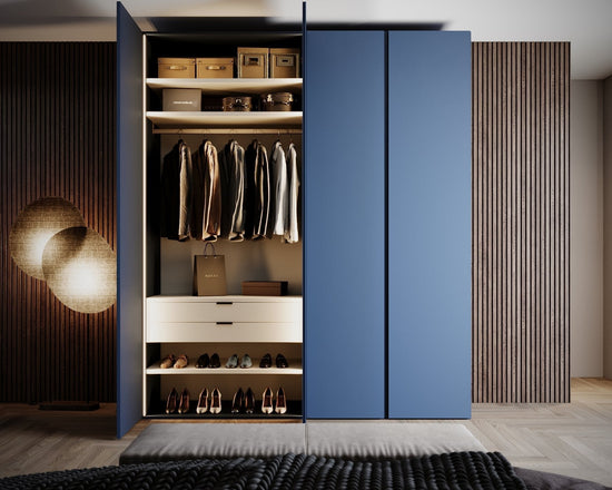 Kledingkast Bora in beige | 95 cm breed - Matteo studio B.V.