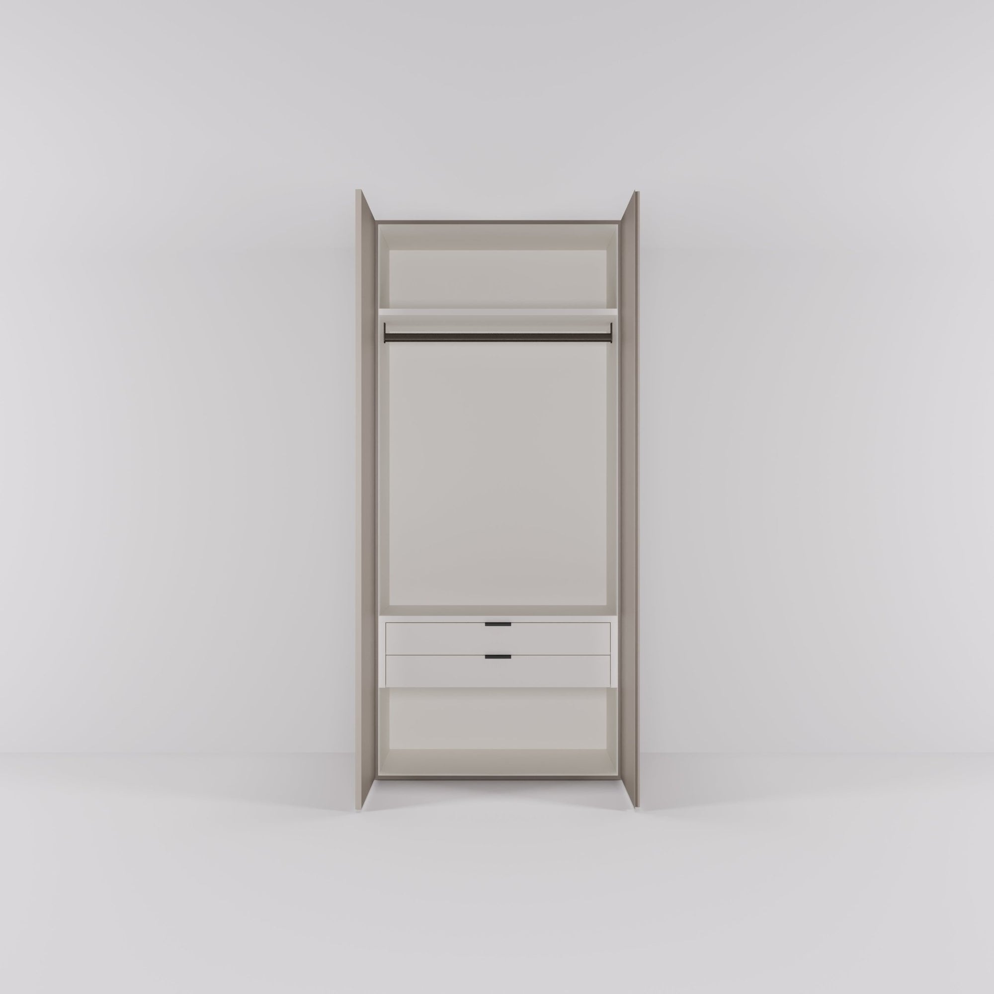 Kledingkast Bora in beige | 95 cm breed - Matteo studio B.V.