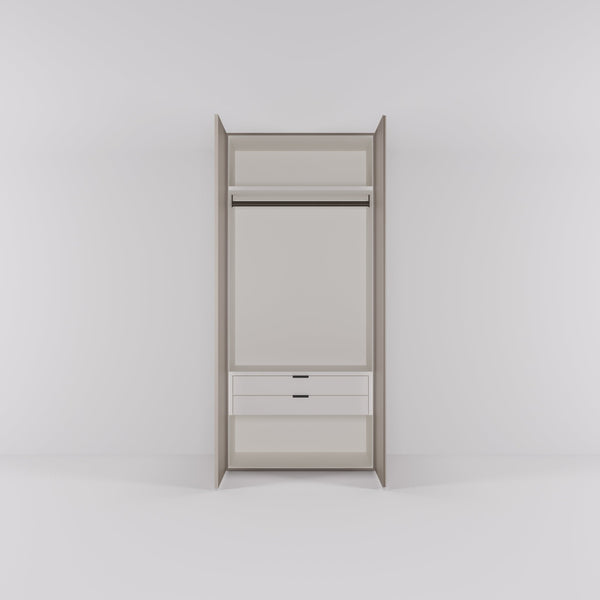 Kledingkast Bora in beige | 95 cm breed - Matteo studio B.V.