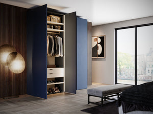 Kledingkast Bora in beige | 95 cm breed - Matteo studio B.V.