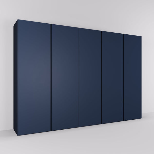 Kledingkast Bora in nachtblauw | 308 cm breed - Matteo studio B.V.