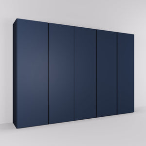 Kledingkast Bora in nachtblauw | 308 cm breed - Matteo studio B.V.