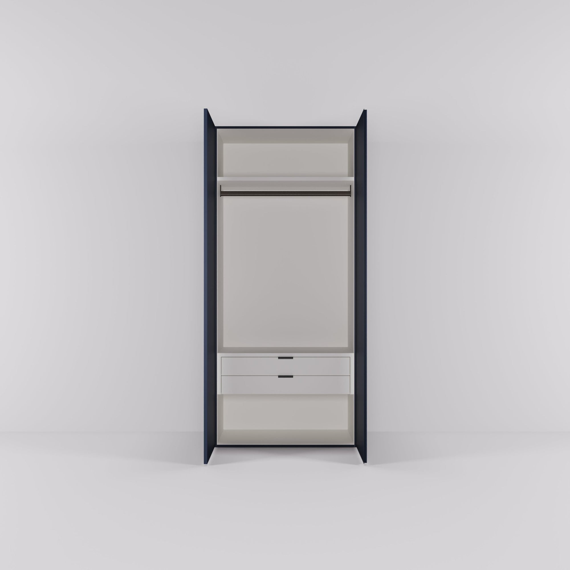 Kledingkast Bora in nachtblauw | 95 cm breed - Matteo studio B.V.