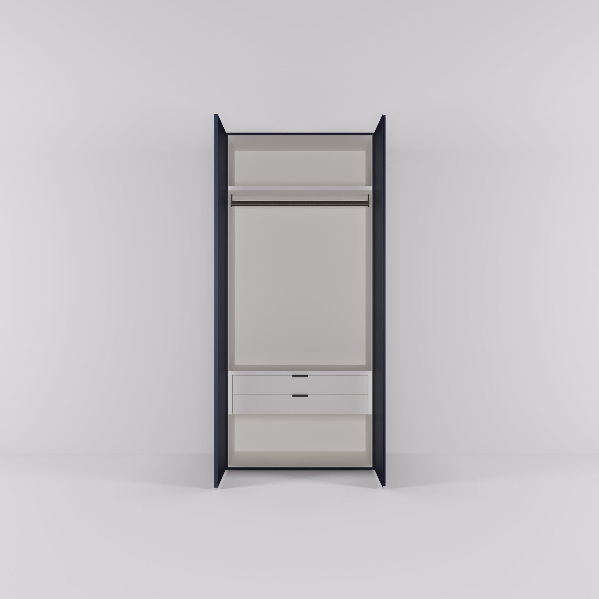 Kledingkast Bora in nachtblauw | 95 cm breed - Matteo studio B.V.