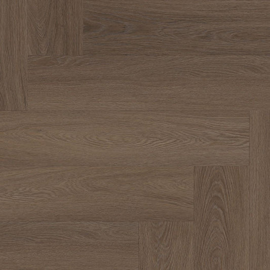 YUP Fulham visgraat klik PVC brown - Matteo studio B.V.