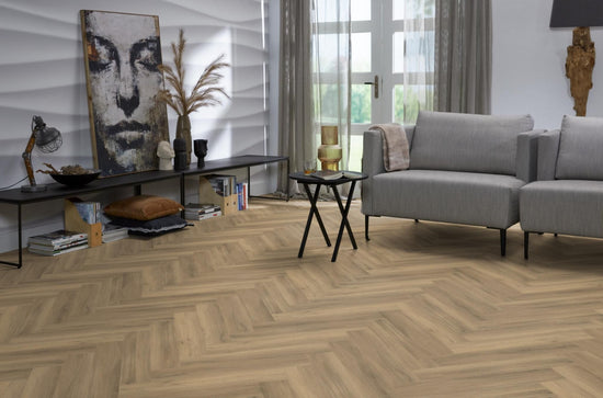 YUP herringbone klik PVC natural - Matteo studio B.V.
