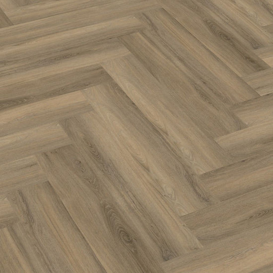 YUP Herringbone plak PVC light brown - Matteo studio B.V.