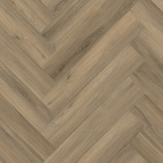 YUP Herringbone plak PVC light brown - Matteo studio B.V.