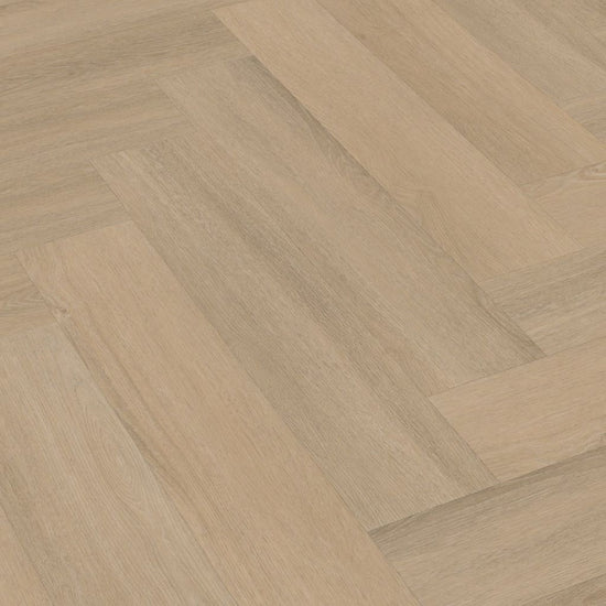 YUP Sutton herringbone plak PVC warm beige - Matteo studio B.V.