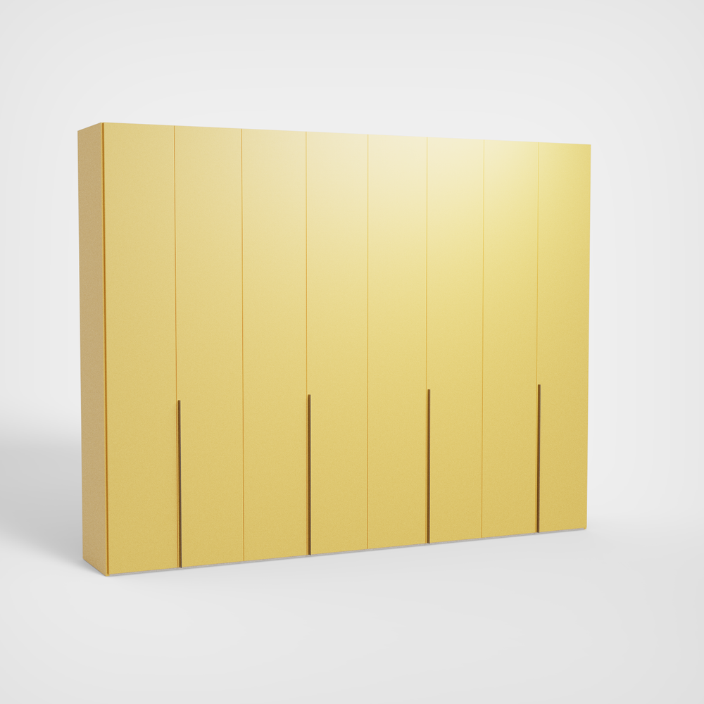 Ocra kastenwand — gesloten kast