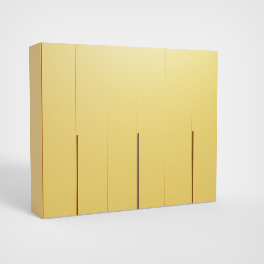 Ocra lage garderobe — closed wardrobe
